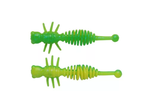 Berkley PWRBT PWR Larvae 55mm Sprng Grn/Snsn Ylw