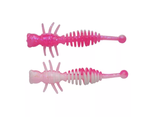 Berkley PWRBT PWR Larvae 55mm Pink/White