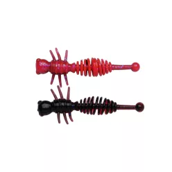 Berkley PWRBT PWR Larvae 55mm Slmn Egg Red/Black
