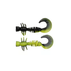 Berkley PWRBT PWR Curly 40mm Black/Snsne Ylw