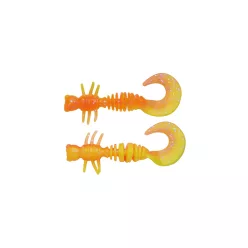 Berkley PWRBT PWR Curly 40mm FL Orng/Snsne Ylw