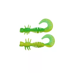 Berkley PWRBT PWR Curly 40mm Sprng Grn/Snsne Ylw