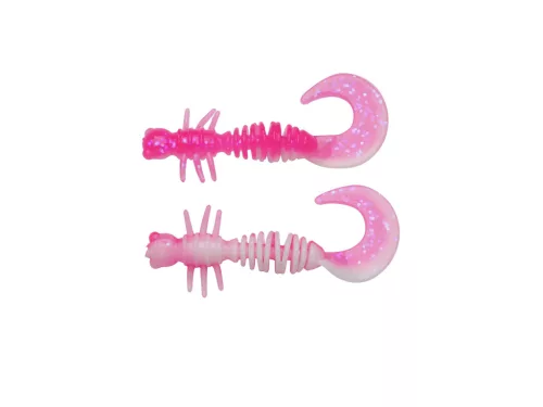 Berkley PWRBT PWR Curly 40mm Pink/White