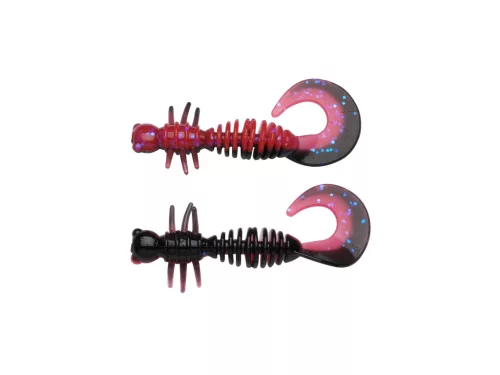 Berkley PWRBT PWR Curly 40mm Slmn Egg Red/ Black