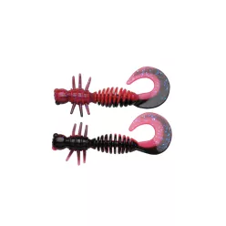 Berkley PWRBT PWR Curly 55mm Slmn Egg Red/ Black