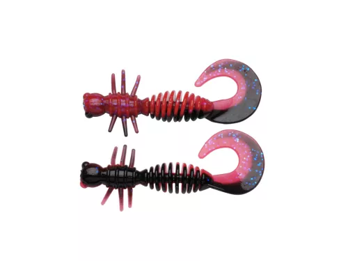 Berkley PWRBT PWR Curly 55mm Slmn Egg Red/ Black