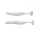 Berkley PWRBT PWR Leech 60mmMilky White