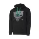 MADCAT SKULL HOODIE M BLACK