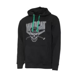 MADCAT SKULL HOODIE L BLACK