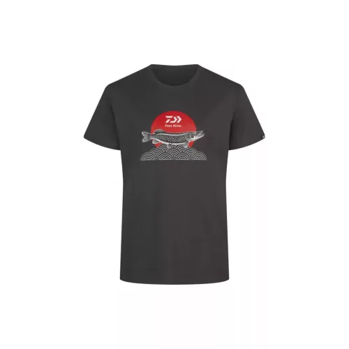 Daiwa Japan Pike Charcoal Póló L