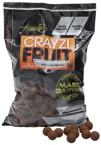 STARBAITS Mass Baiting Boilies Crayzi Fruit 3kg 20mm