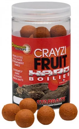 Starbaits Hard Boilies Crayzi Fruit 200g 24mm