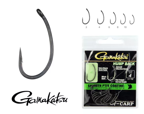 GAMAKATSU G-Carp Hump Back 10/cs. 4 