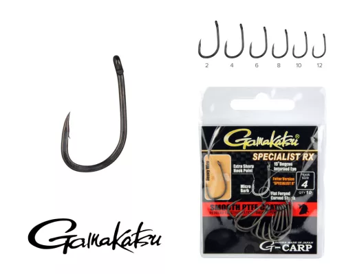 GAMAKATSU G-Carp Specialist RX 10/cs. 6-os  