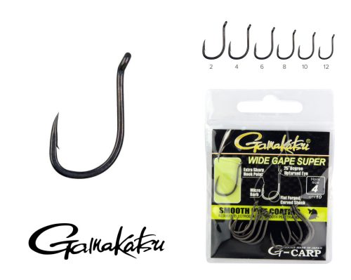 GAMAKATSU G-Carp Wide Gape Super 10/cs. 2-es
