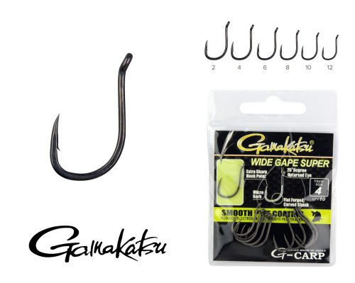 GAMAKATSU G-Carp Wide Gape Super 10/cs. 4-es