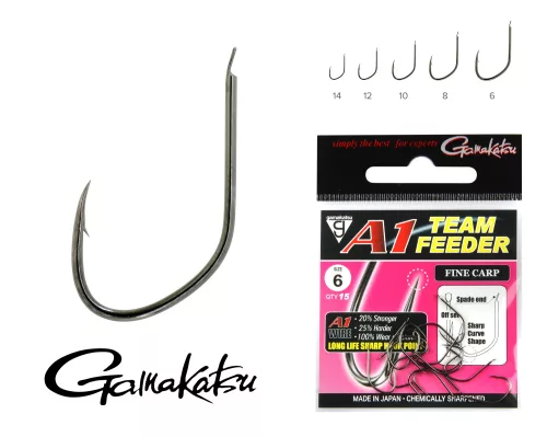 GAMAKATSU A1 Team Feeder Fine Carp 15/cs. 6-os  