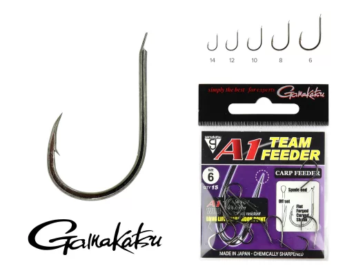 GAMAKATSU A1 Team Feeder Carp Feeder 15/cs. 10-es 