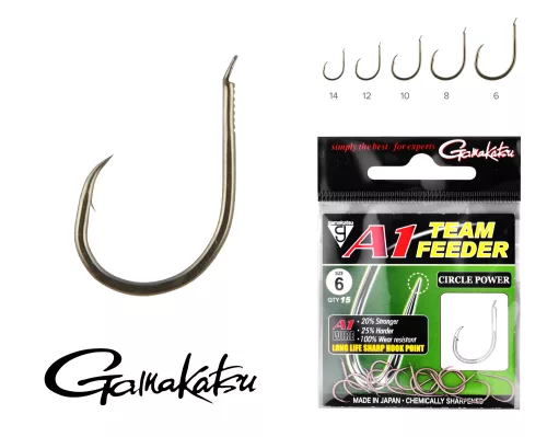 GAMAKATSU A1 Team Feeder Circle Power 8-as  15db/cs 