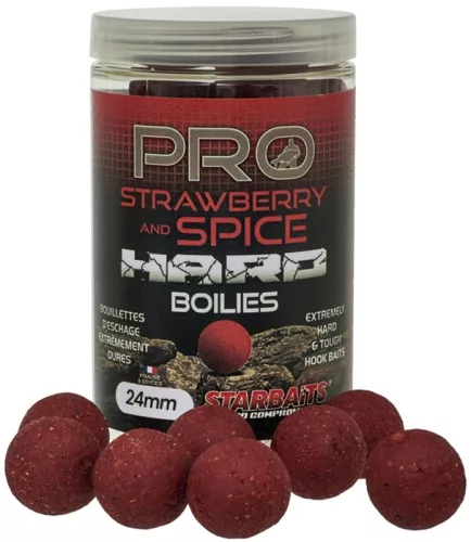 Starbaits Hard Boilies Pro Strawberry Spice 200g 20mm