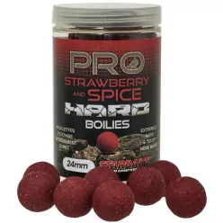 Starbaits Hard Boilies Pro Strawberry Spice 200g 24mm