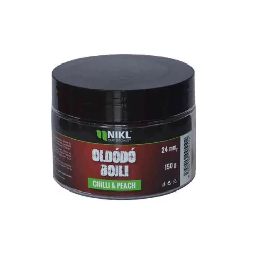 Nikl oldódó bojli Chilli Peach 24mm