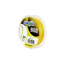 KAMASAKI BRAID YELLOW 0.10MM 7,6KG