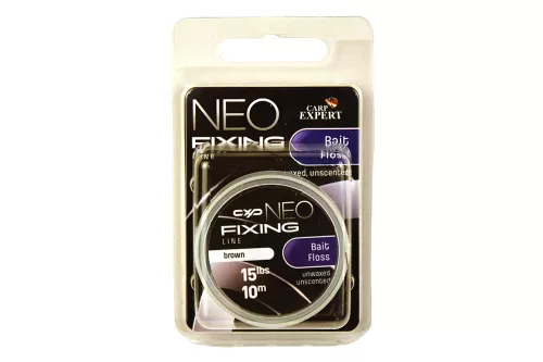CARP EXPERT NEO BAIT FLOSS CSALIRÖGZÍTŐ ZSINÓR 15LBS BROWN 10M