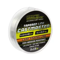 CARP ACADEMY Castmaster Tapered Line 5x15m 0.26-0.40mm