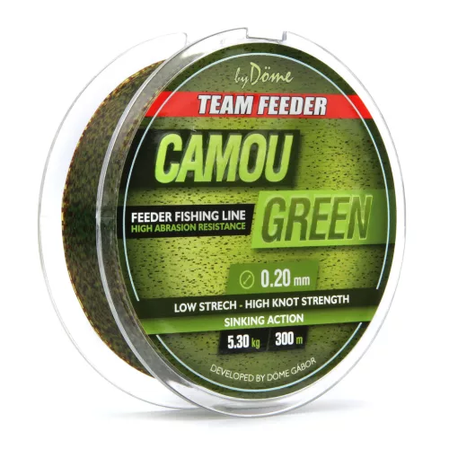 Team Feeder By Döme TF Camou Green 300m 0.20mm