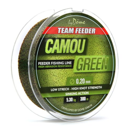 Team Feeder By Döme By Döme TF Camou Green 300m 0.25mm