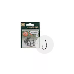   MARUTO HOROG 8714BL CARP HOOKS HC T.D.E.5° BARBLESS BLACK NICKEL 12
