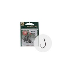   MARUTO HOROG 8355BL CARP HOOKS FORGED STRAIGHT EYE BARBLESS HC BLACK NICKEL 2