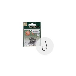   MARUTO HOROG 8356-BD CARP HOOKS BARBED FORGED STRAIGHT EYE HC BLACK NICKEL 10