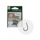 MARUTO HOROG 8356-BD CARP HOOKS BARBED FORGED STRAIGHT EYE HC BLACK NICKEL 12
