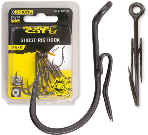 Black Cat #6/0 Ghost Rig horog DG DG coating 5 darab