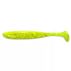   Keitech Easy Shiner 4" 100mm/ PAL#01 - Chartreuse Red Flake gumihal 7db/csomag