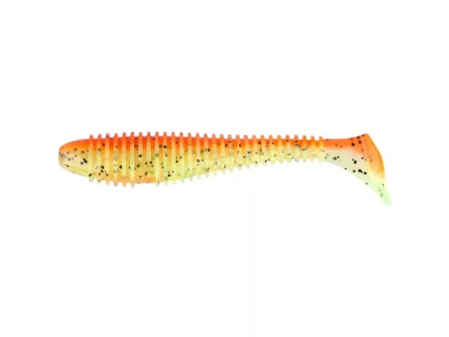 Keitech Swing Impact FAT 3,3" / PAL#08 Spicy Mustard gumihal 7db/csomag