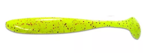 Keitech Easy Shiner 4.5" 114mm/ PAL#01 - Chartreuse Red Flake gumihal 6db/csomag