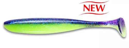 Keitech Easy Shiner 3.5" 89mm/ PAL#06 - Violet Lime Belly gumihal 7db/csomag