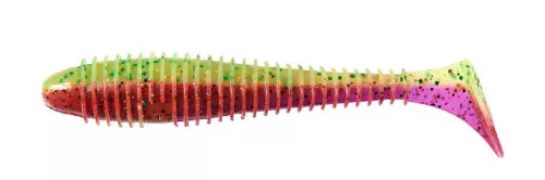 Keitech Swing Impact FAT 3,3" / EA#18T - Mystic Lime Chart gumihal 7db/csomag