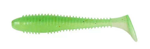 Keitech Swing Impact FAT 3,8" / EA#19T - Electric Chart Shad gumihal 6db/csomag