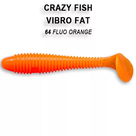 Crazy Fish Vibro Fat 4″ 64-es szinkód 4db/csomag
