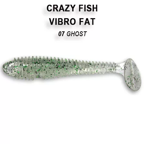 Crazy Fish Vibro Fat 2.7'' 7-es szinkód 5db/csomag