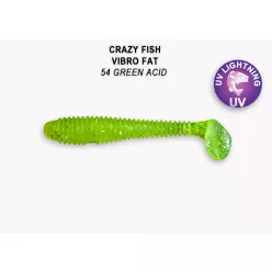 Crazy Fish Vibro Fat 2.7″ 54-es szinkód 5db/csomag