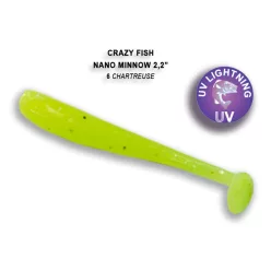 Crazy Fish Nano Minnow 2.2" 6-os szinkód 8db/csomag
