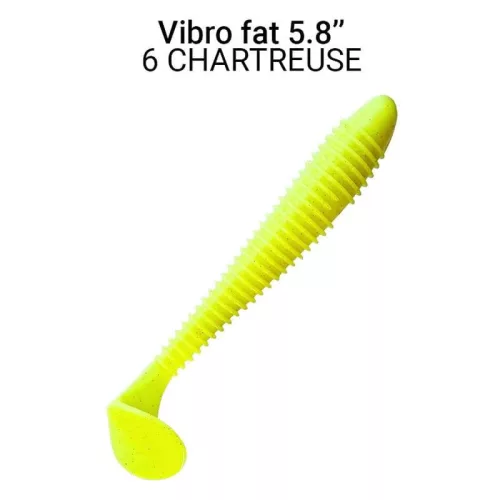 Crazy Fish Vibro Fat 145-6-6 gumihal 3db/csomag