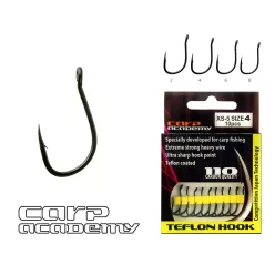 CARP ACADEMY Teflon Hook XS-5 4-es  