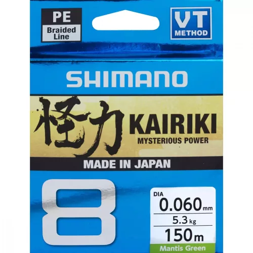Shimano Line Kairiki 8 150m 0.16mm 10.3kg M Green