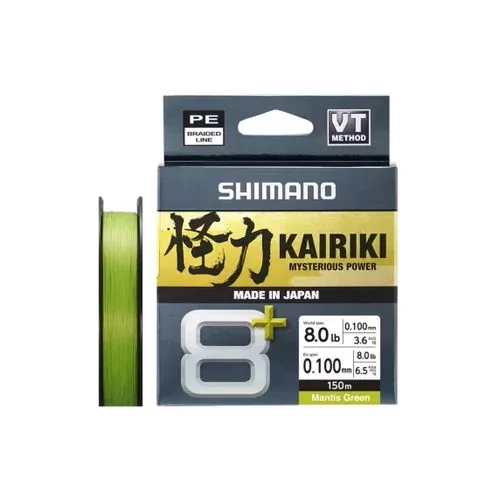 Shimano Line Kairiki 8 150m 0.19mm 12.0kg M Green